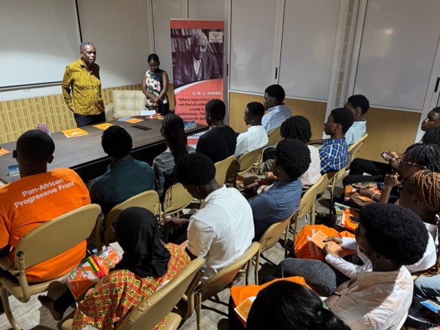 Kwesi Pratt's lecture on reparations, delivered to students